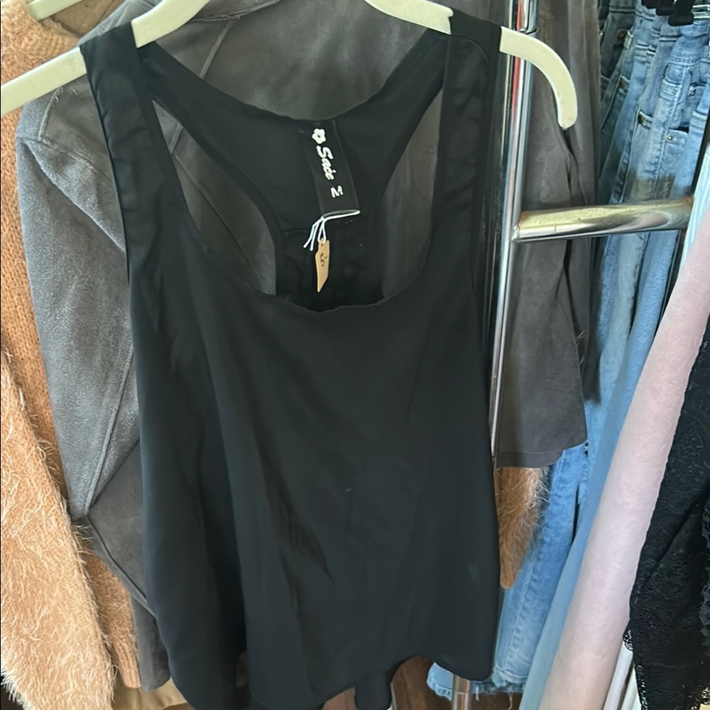 Stylish Black Tank Top